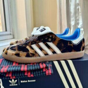 Adidas x Wales Bonner Samba Pony Leopard Print Women's